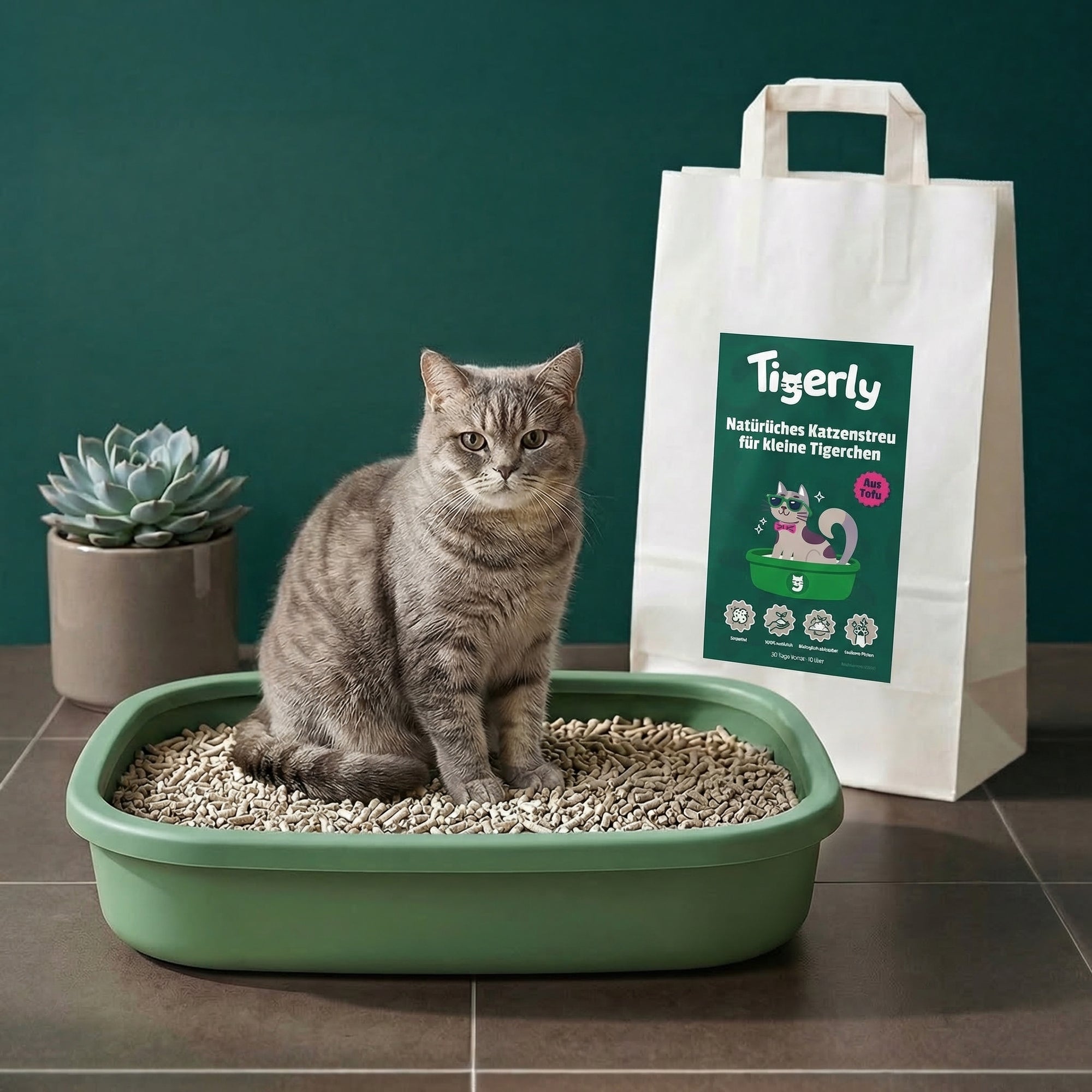 Tigerly Tofu Katzenstreu